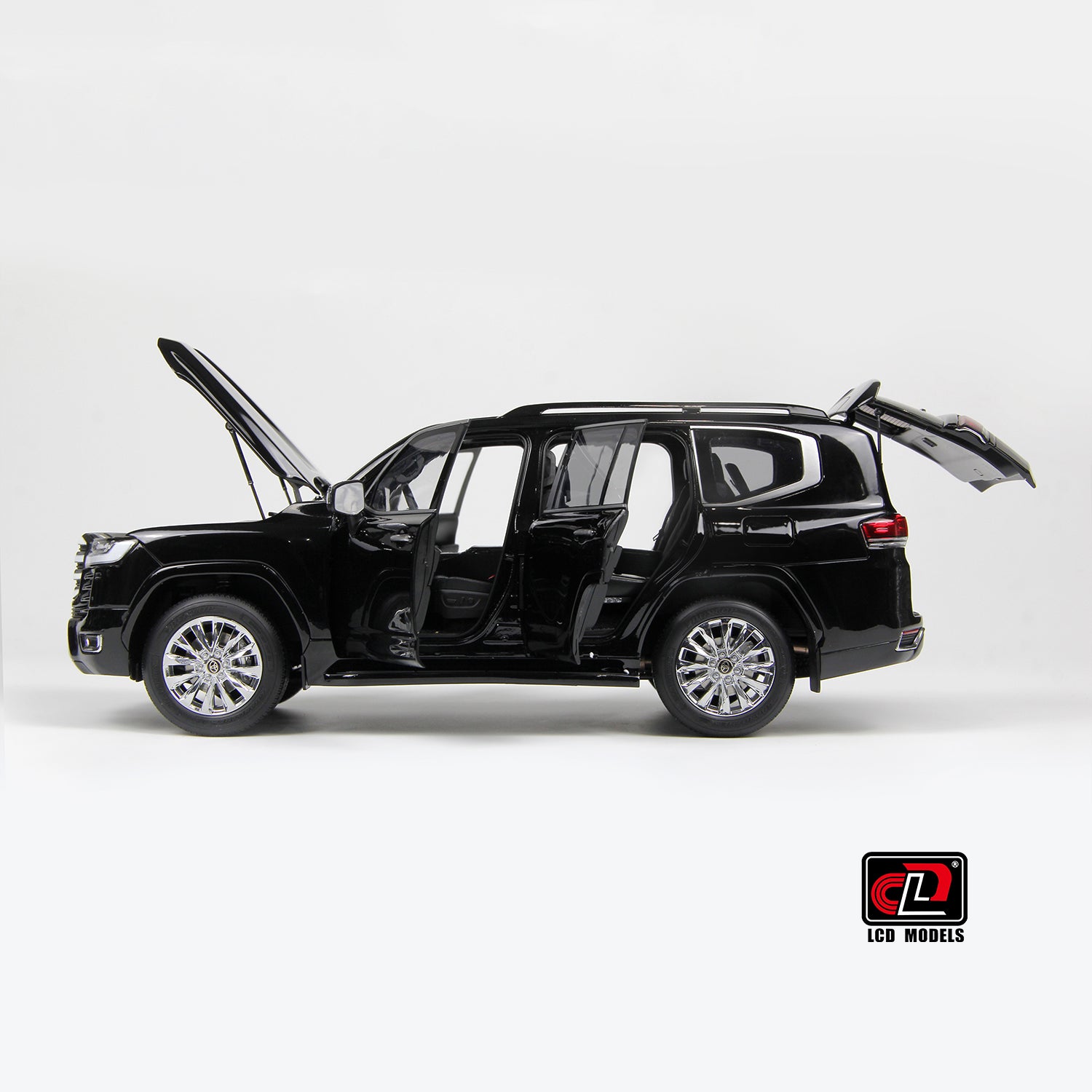 1/18 トヨタ Land Cruiser VX-R LC79 Black LCD Model 1:18 Toyota Land Cruiser 300-ZX Black color – Trendz Shoppin