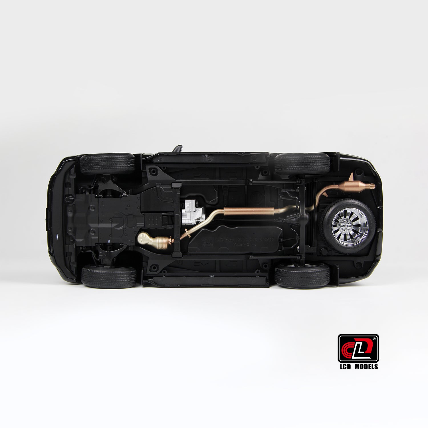 LCD Model 1:18 Toyota Land Cruiser 300-ZX Black color