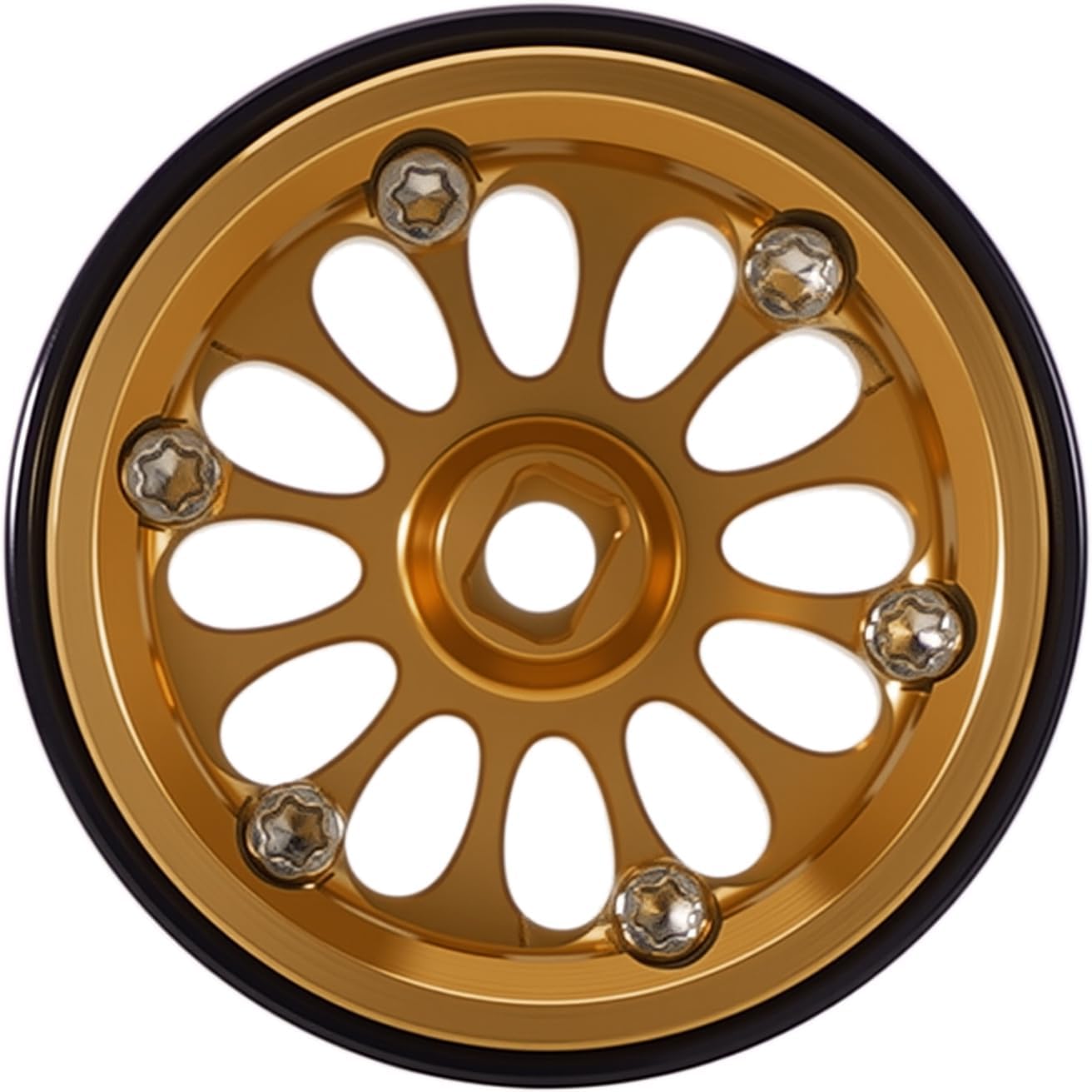 INJORA D19 Ripple 0.7" Aluminum Beadlock Wheel for SCX30