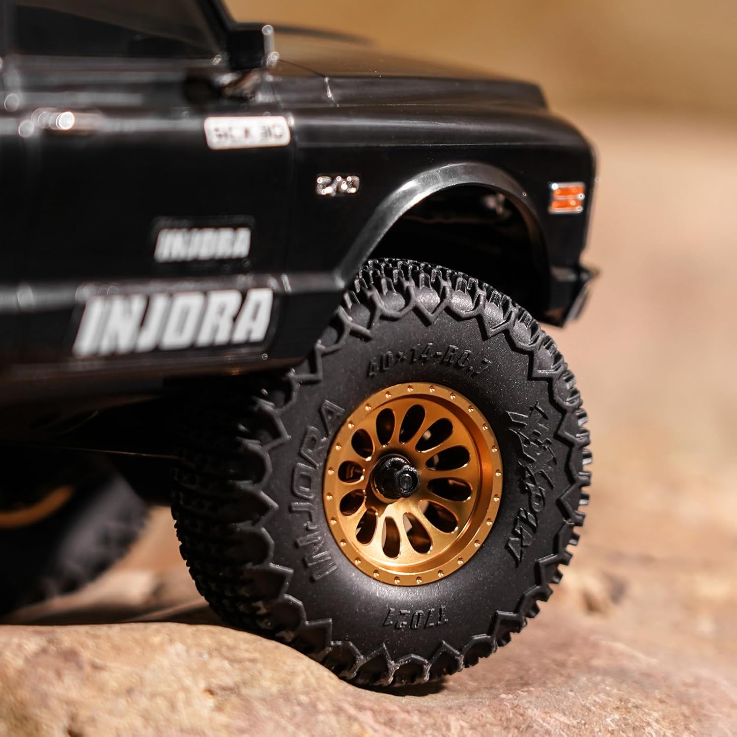 INJORA D19 Ripple 0.7" Aluminum Beadlock Wheel for SCX30