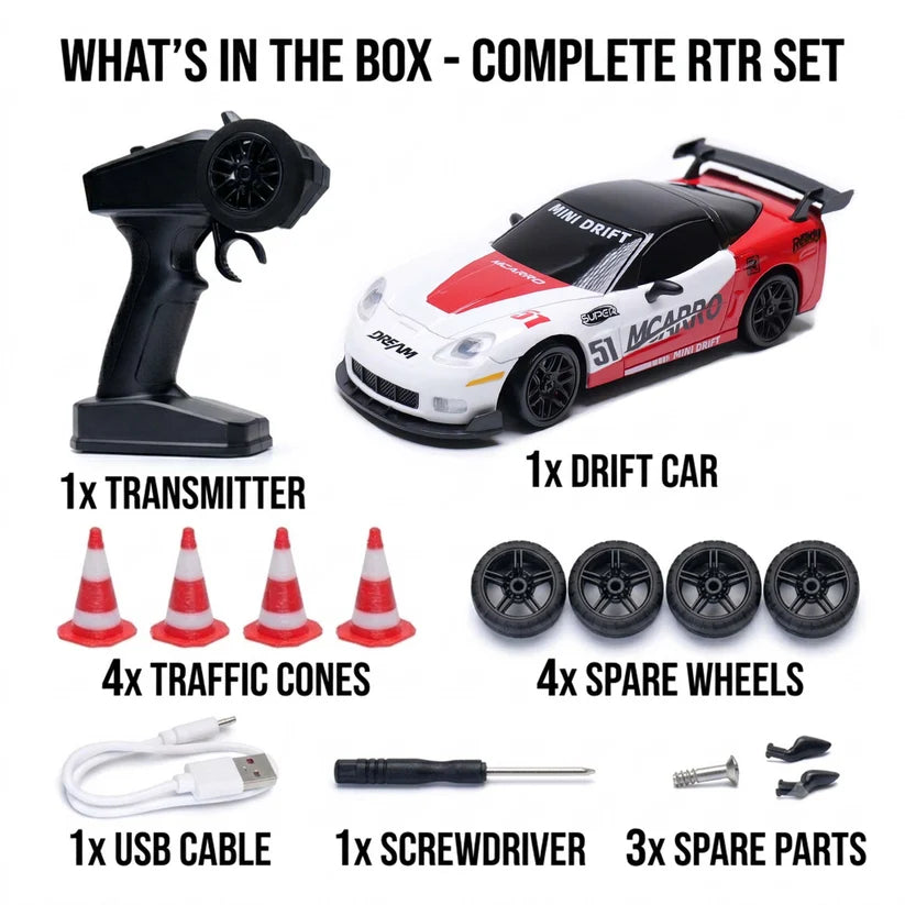 MCARRO TR05 1/43 4WD RC Drift Car
