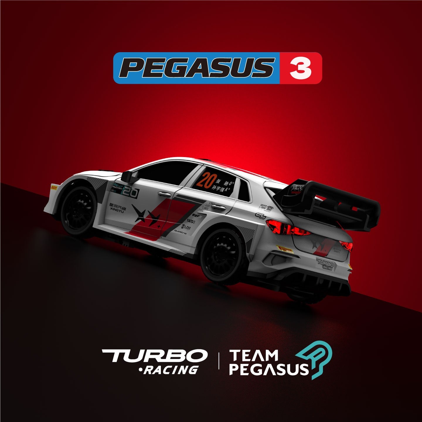 Turboracing C78 1/76 PEGASUS 3 CO-BRANDED EDITION