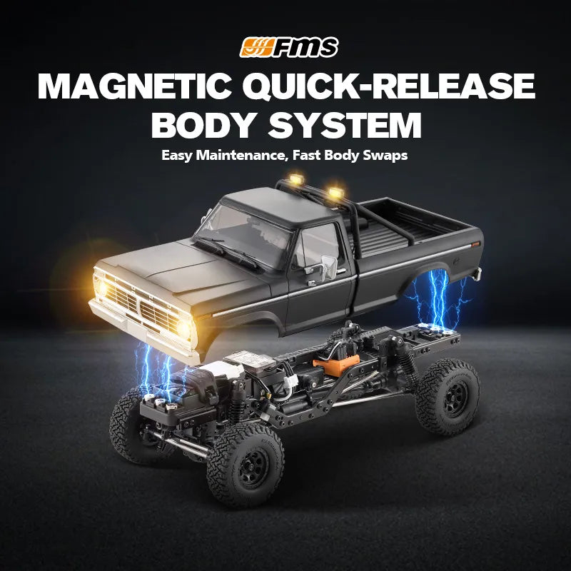 FMS 1/18 FCX18 II Ford F-100 RTR Brushless RC Crawler