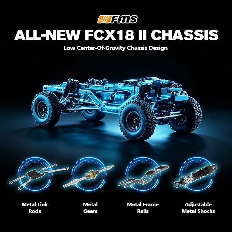 FMS 1/18 FCX18 II Ford F-100 RTR Brushless RC Crawler