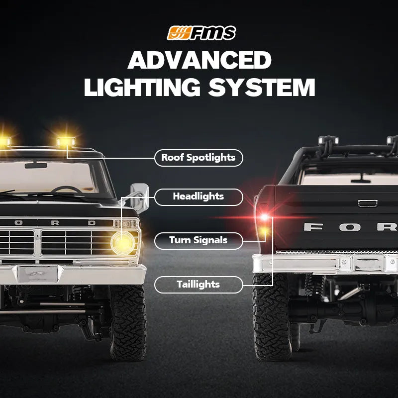 FMS 1/18 FCX18 II Ford F-100 RTR Brushless RC Crawler