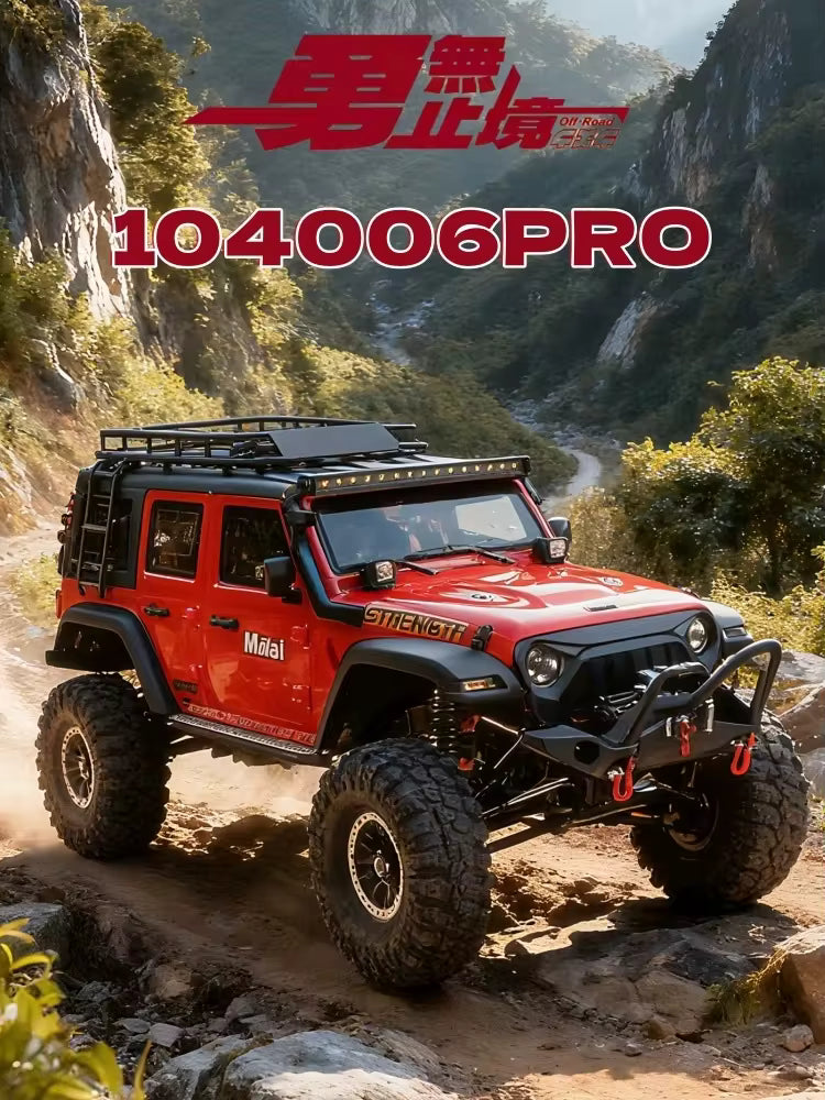 WLtoys 104006 Pro 1/10 Rubicon 4WD Brushless RC Crawler RTR
