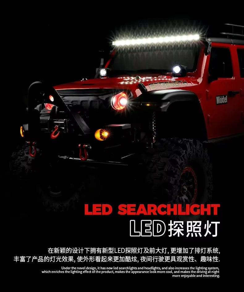 WLtoys 104006 Pro 1/10 Rubicon 4WD Brushless RC Crawler RTR