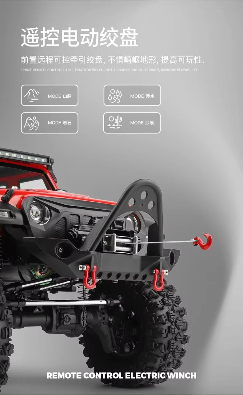 WLtoys 104006 Pro 1/10 Rubicon 4WD Brushless RC Crawler RTR