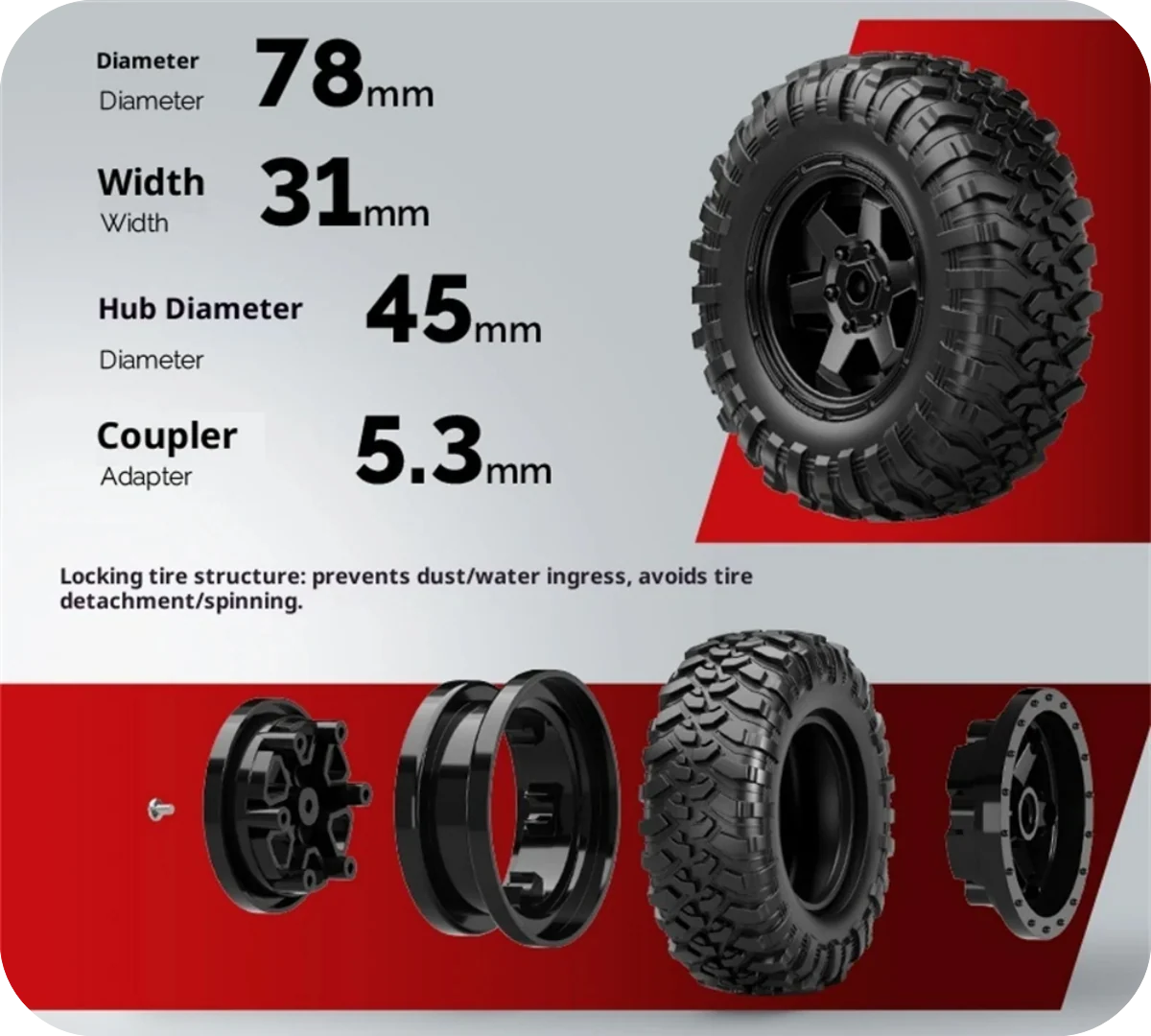 Hstar R22 1/12 4WD RC Crawler