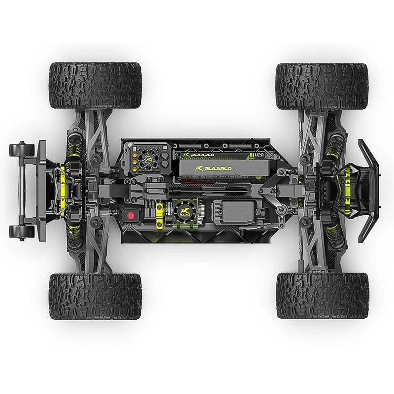Rlaarlo Omni-Terminator Carbon Fiber MINI 1/10 Scale RTR Brushless Monster Truck | RZ001B-C