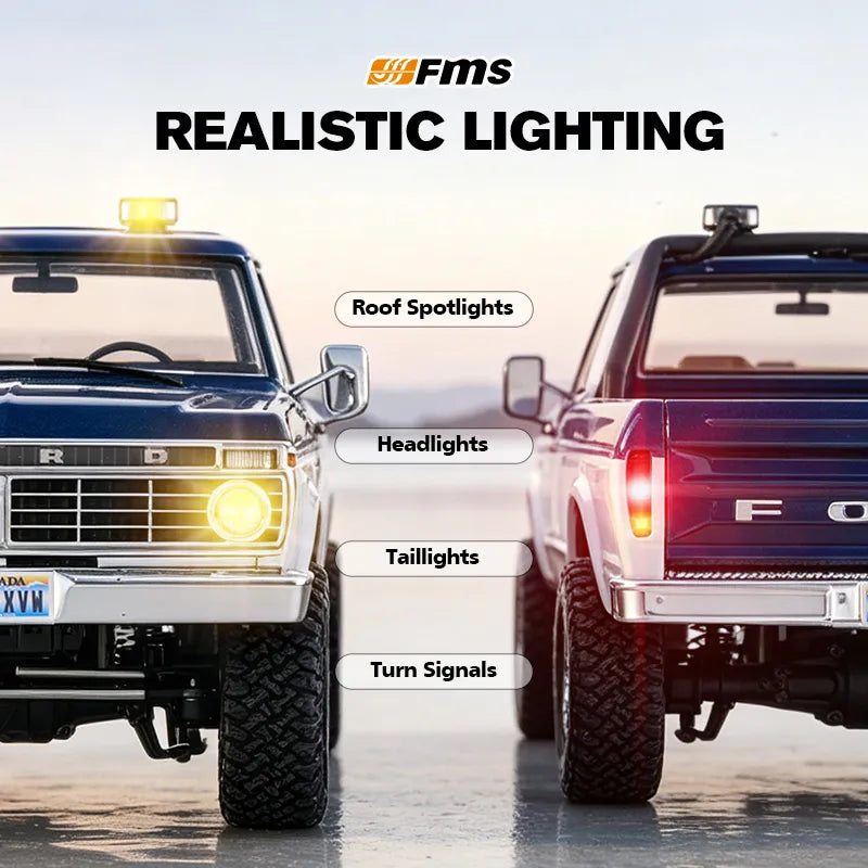 FMS 1/18 FCX18 II Ford F-100 RTR Brushed RC Crawler