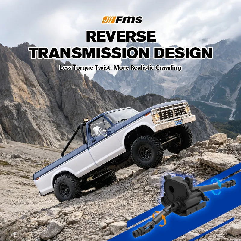 FMS 1/18 FCX18 II Ford F-100 RTR Brushed RC Crawler