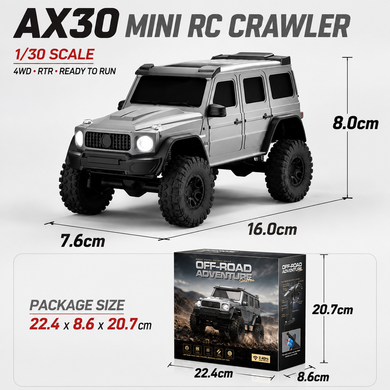 JJRC C8842 1/30 Full Proportional 4WD RC Crawler
