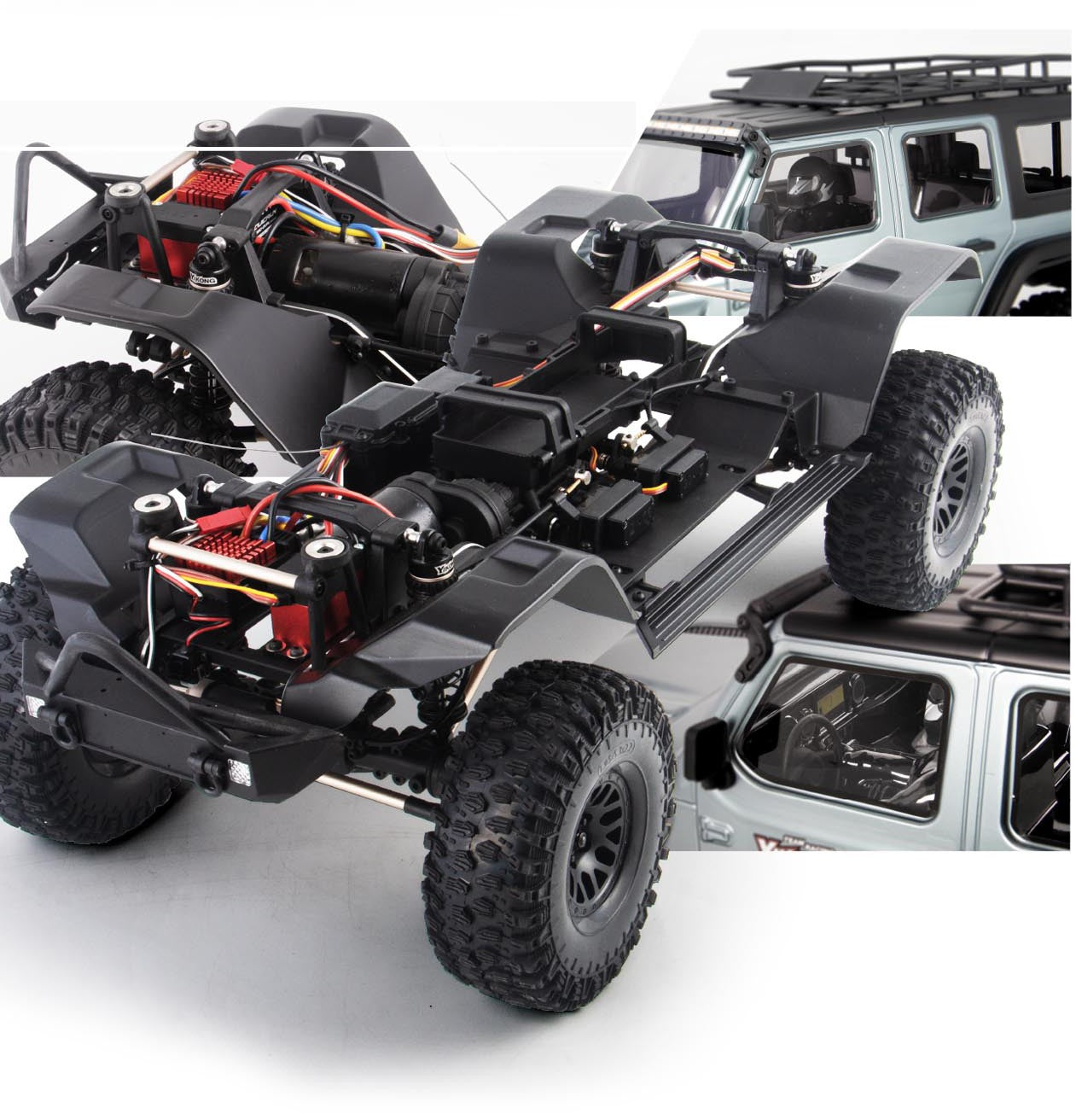 Yikong YK4082 V3 Pro 1/8 Brushless 4WD RC Crawler
