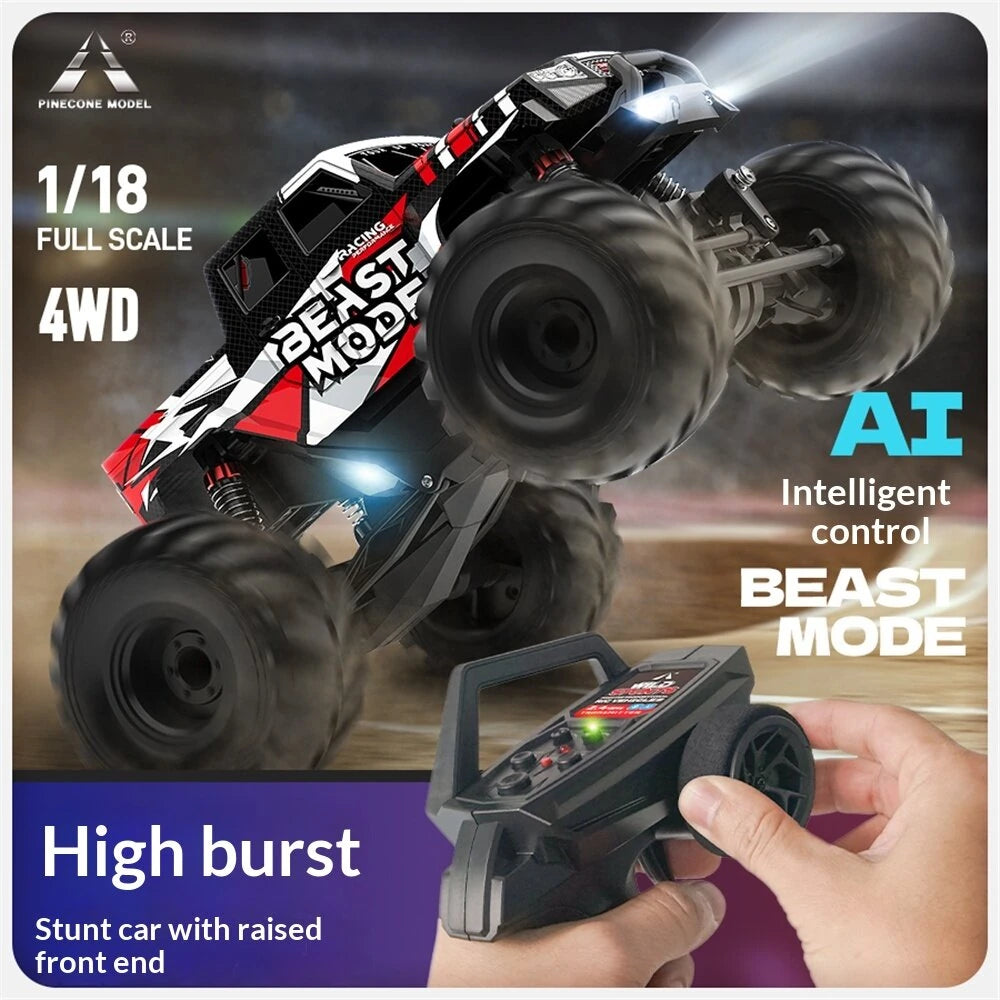Pinecone Model SG1805 1/18 4WD Intelligent AI Head-Up Monster Truck RC Car