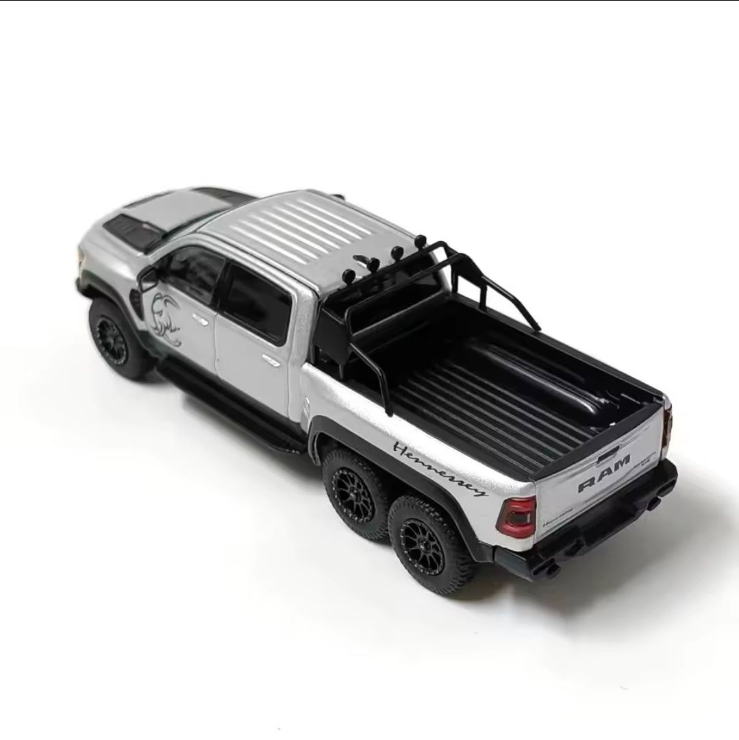 596 Model 1:64 Dodge Ram 1500 Trx 6x6 Hennessey Mammoth Diecast Model